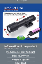DBAL-A2 PEQ15 Red Green Dot IR Laser Sight  Light Tactical M600 Flashlight Armas White Scout Lamp Fit 20MM Picatinny Rail