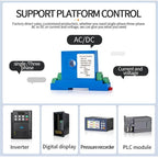 AC DC Current Transmitter 0-150A Current Sensor Hall Current Transducer 4 20ma RS485 DC24V AC Current Transmitter RS485
