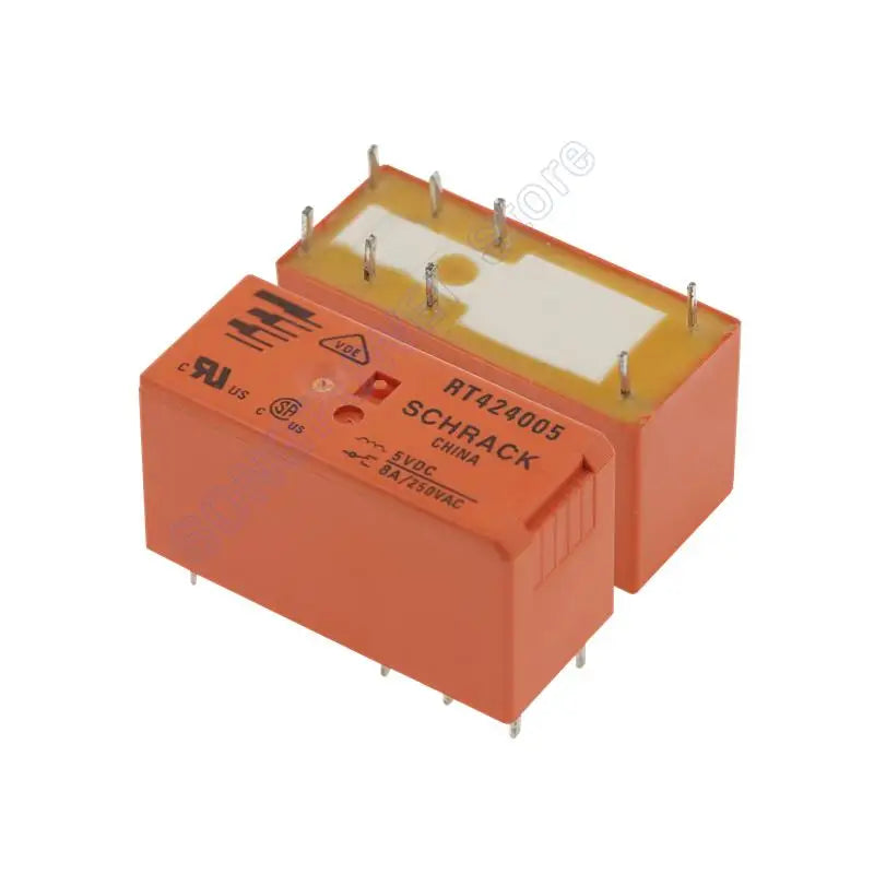 20Pcs/Lot Power relays RT424 8PIN 8A 250VAC Power Relay 5V 12V 24V DC RT424005 RT424012 RT424024 SPDT 2 Form C 100% Original New
