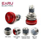 16/19/22MM Mushroom Metal Emergency Stop Push Button Switch Triple Dual Color RGB LED Light Rotary Power Switch 5V 12V 24V 220V