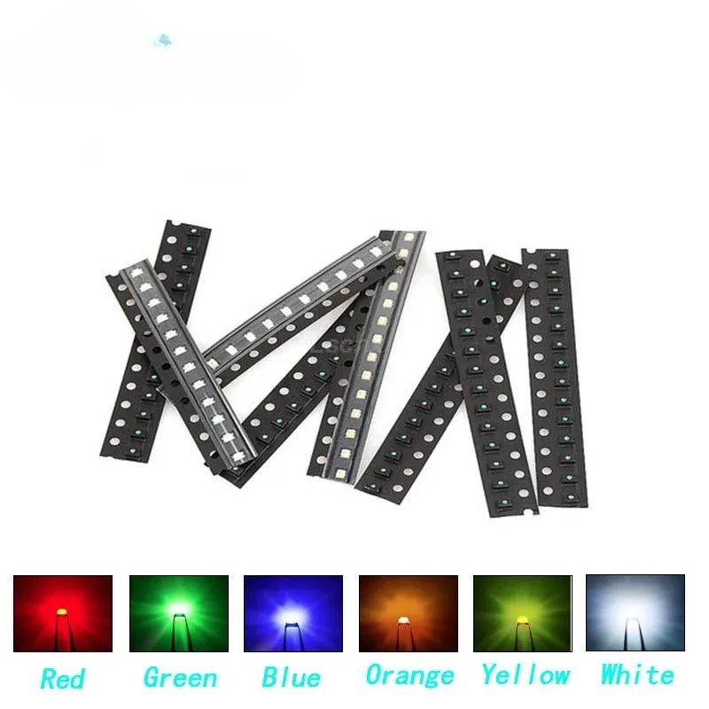 1Reel 2000pcs 1210 3528 SMD LED diodes light yellow red green blue White Hot sale