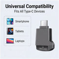 USB C to MicroSD Card Reader, High Speed OTG Adapter for Phones & Laptops, Plug & Play, Compact Design
