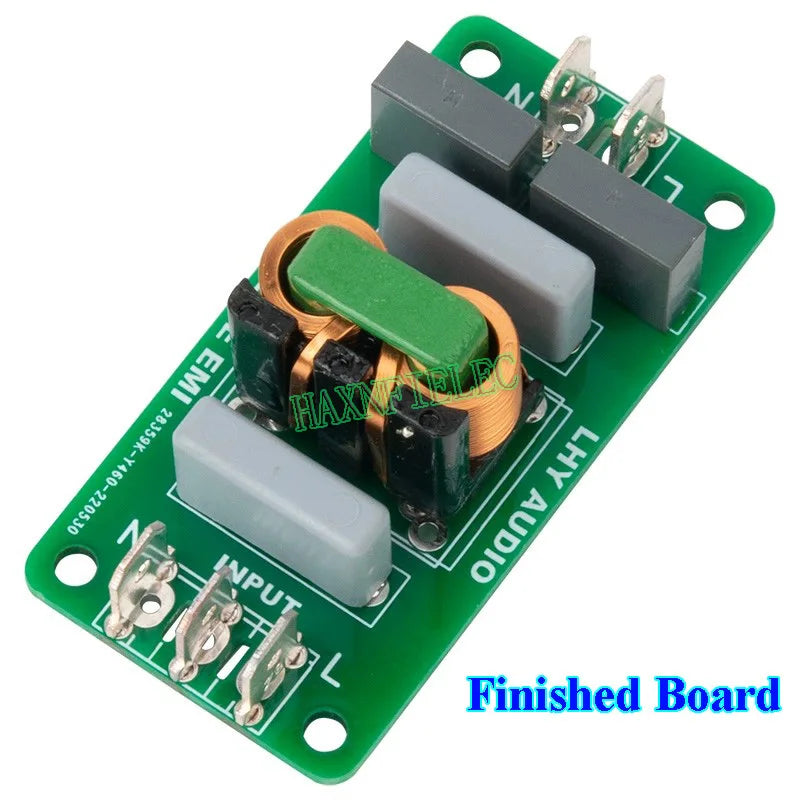AC 220V 4A EMI Power Supply Filter Board DIY Kits AC Mains Purification HIFI Audio Noise Reduction Anti-interference