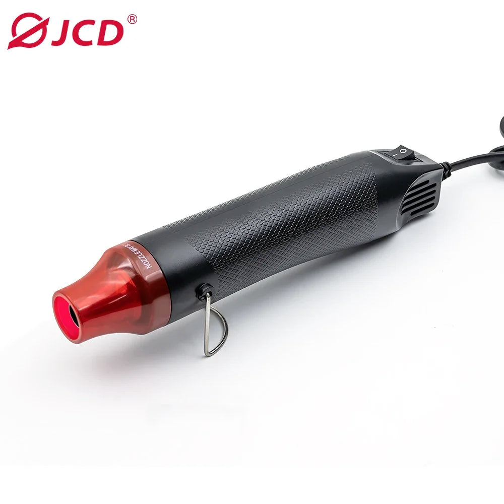 JCD 300W Electrical Mini Heat Gun Handheld Soldering Hot Air Gun Hairdryer for 220V/110V DIY Craft Embossing Shrink Wrapping PVC