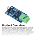 DC 3.3V-5V TTL to RS485 Module UART Level Converter Automatic Flow Control for MCU Serial Communication