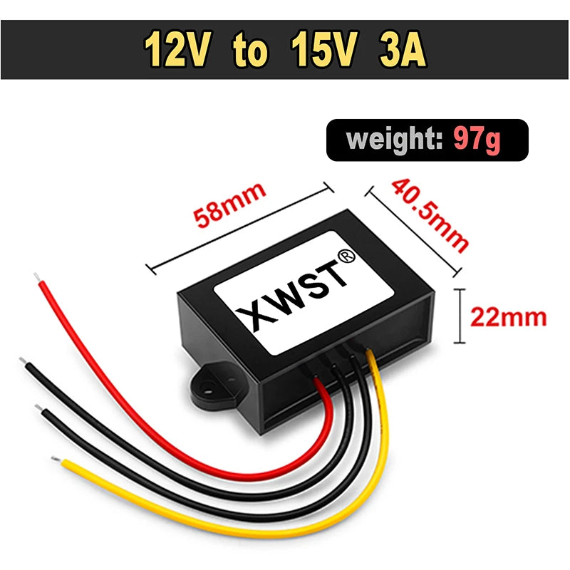 12V to 15V Step-Up Boost DC-DC Converter 1~100A Voltage Regulator Module for Solar Inverter Hybrid Systems