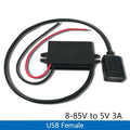 12V 24V 36V 48V 60V 72V 80V to 5V 3A 8-85V to 5V DC Step Down USB Converter With Car Charger Power Supply Output Waterproof
