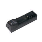 POWERKAN K1 1 Slot Smart Charger, Type-C Fast Charger for 18650 21700 26650 Li-ion Batteries