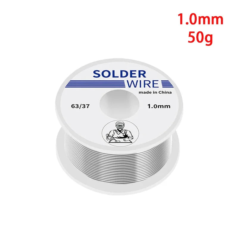 1 Piece Solder Wire High Purity Solder Wire Diameter 63/37 0.8/1mm Mixed Tin Rosin Core Solder Wire for Electrical Welding