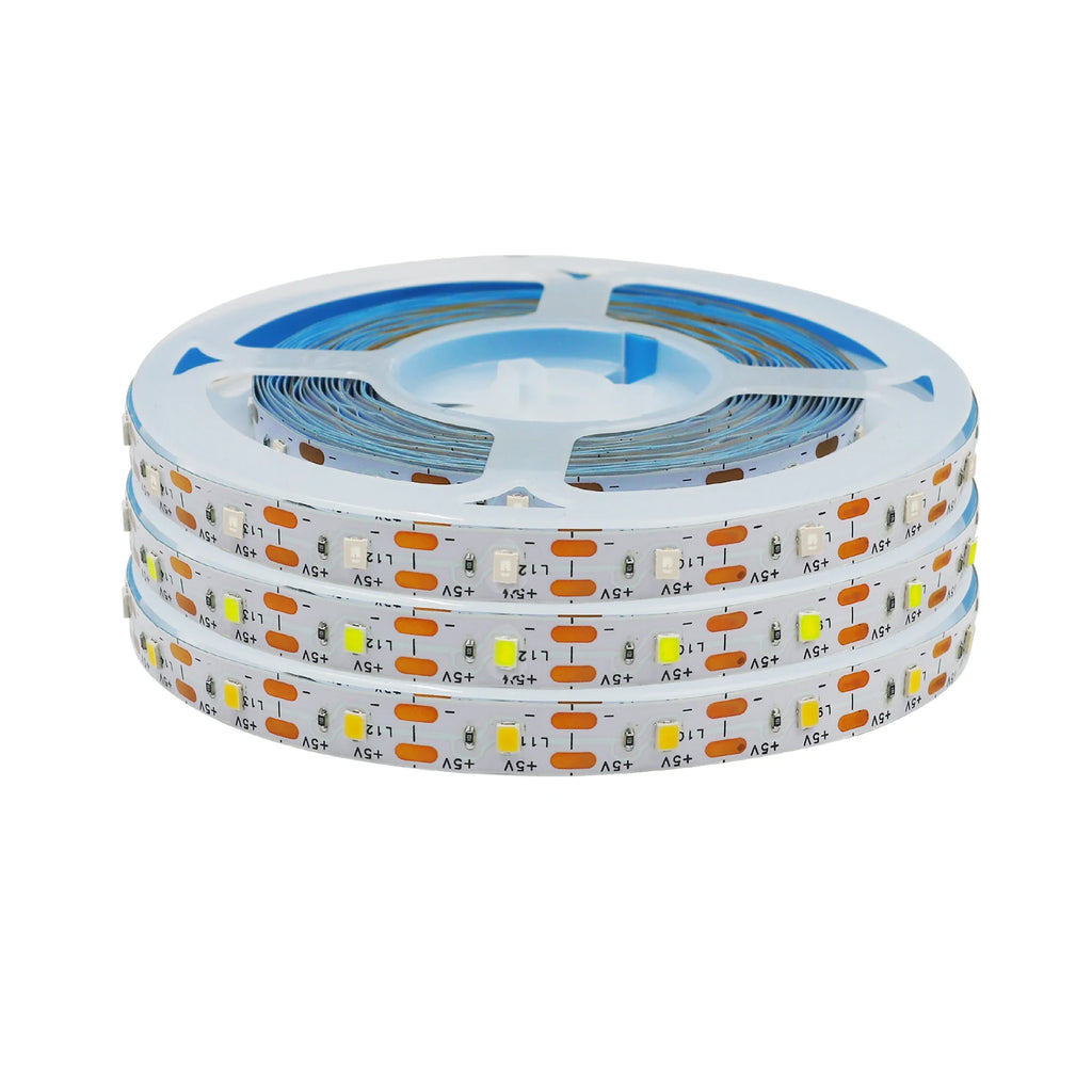 5V LED Strip Light USB Dimmer/Switch White Warm Blue Waterproof Adhesive Tape 2835 60LEDs Cabinet Room Night Lighting 1M 3M 5M