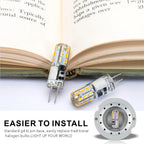 10Pcs G4 LED Bulb 12W 9W 5W 3W 2W AC DC12V SMD 2835 3014 SMD LED Light Mini Silicone Lamp Warm White White 360 Degree Angle
