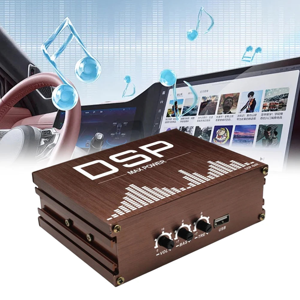 4x50W Car DSP Digital Audio Processor Support APP Control DSP Car Power Amplifier Audio Digital Sound Processor Car Accessories