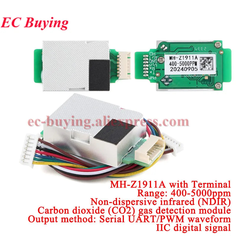 MH-Z19 MH-Z19C MH-Z19B MH-Z19E IR Infrared CO2 Sensor Module Carbon Dioxide Gas Sensors NDIR CO2 Monitor 400-5000 0-5000ppm UART