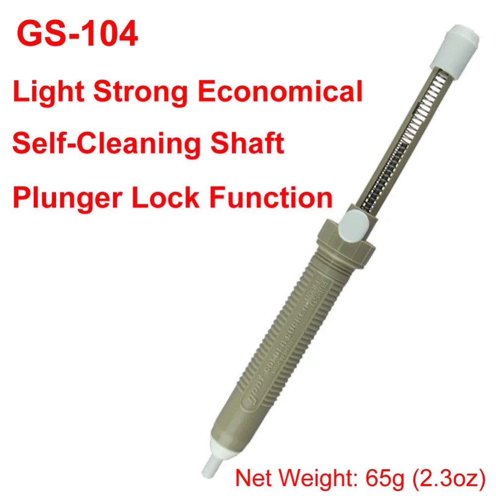 Japan GOOT GS Desoldering Pump Large Medium Small Sizes Self-Cleaning Anti-Static Manual Solder Sucker Light Strong Repair Tools