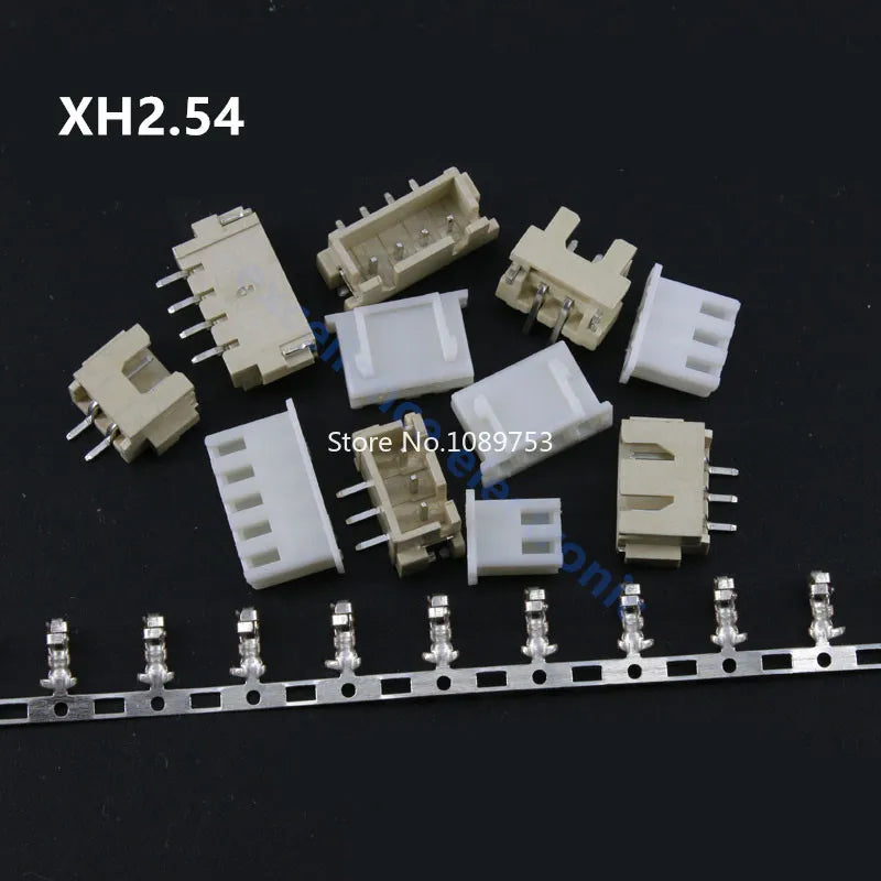 5sets GH1.25 SH1.0 JST1.25 PH2.0 XH2.54 SH/JST/ZH/PH/XH Horizontal / Vertical SMD Pin Header + Housing + Terminal Set 2.54mm
