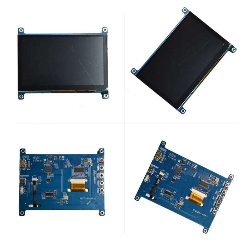 5 Inch IPS LCD HDMI 800 x 480 Capacitive Touch Screen LCD Display, Suitable For Sony PS4/Raspberry Pi/PC