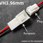 5pcs VH3.96 10/20/30CM 396 18AWG Wire Female Male 2/3/4/5/6/7/8Pin Plug Receptacle Housing Connector Extension Cable Harness