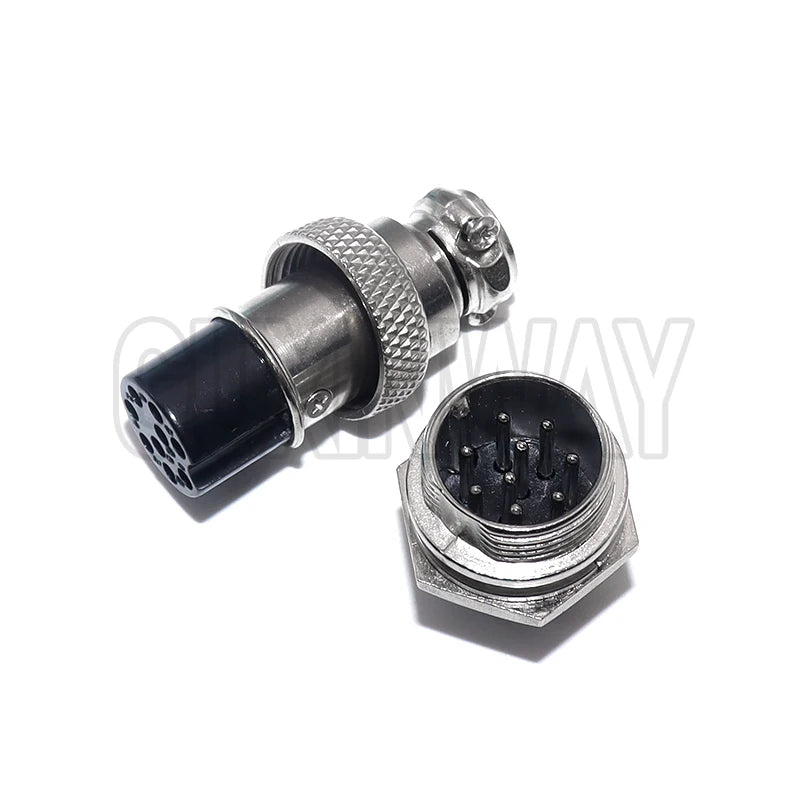 1Set GX16 2/3/4/5/6/7/8/9 Pin Male & Female 16mm Metal Circular Aviation Connector Socket Plug 2PIN 3PIN 4PIN 5PIN 6PIN
