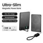 10000mAh Slim Power Bank for MagSafe,Magnetic Wireless 20W Fast Charging Portable External Battery For iPhone 12-17 Pro Samsung