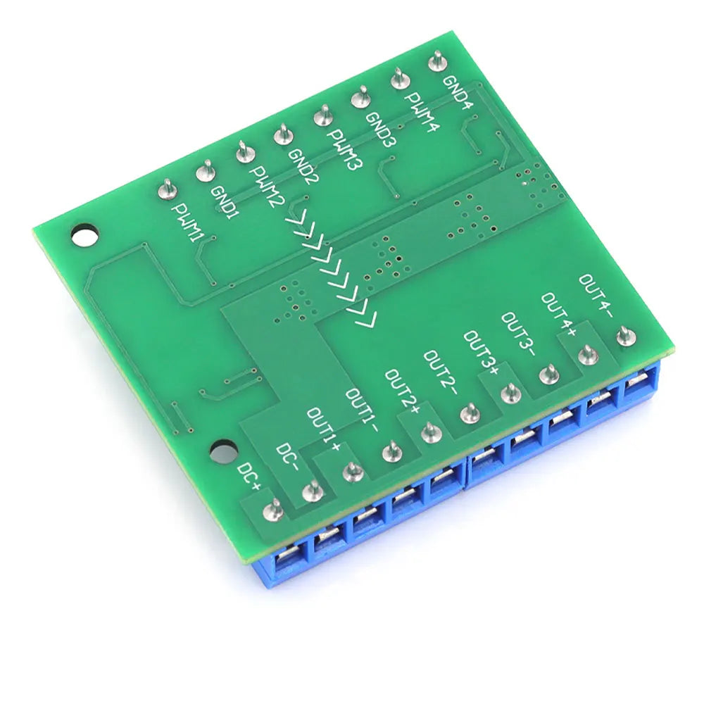 1/5/10Pcs 4-Channel MOS Optocoupler Isolation Module DC3-20V 10A Fotoelektrische Isolator with Signal Indicator Light