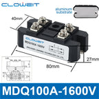 Volt Silicon Single 1 Phase Diode Metal Case Bridge Rectifier MDQ 100A Amp 1600V Single Phase Rectifier Bridge Module