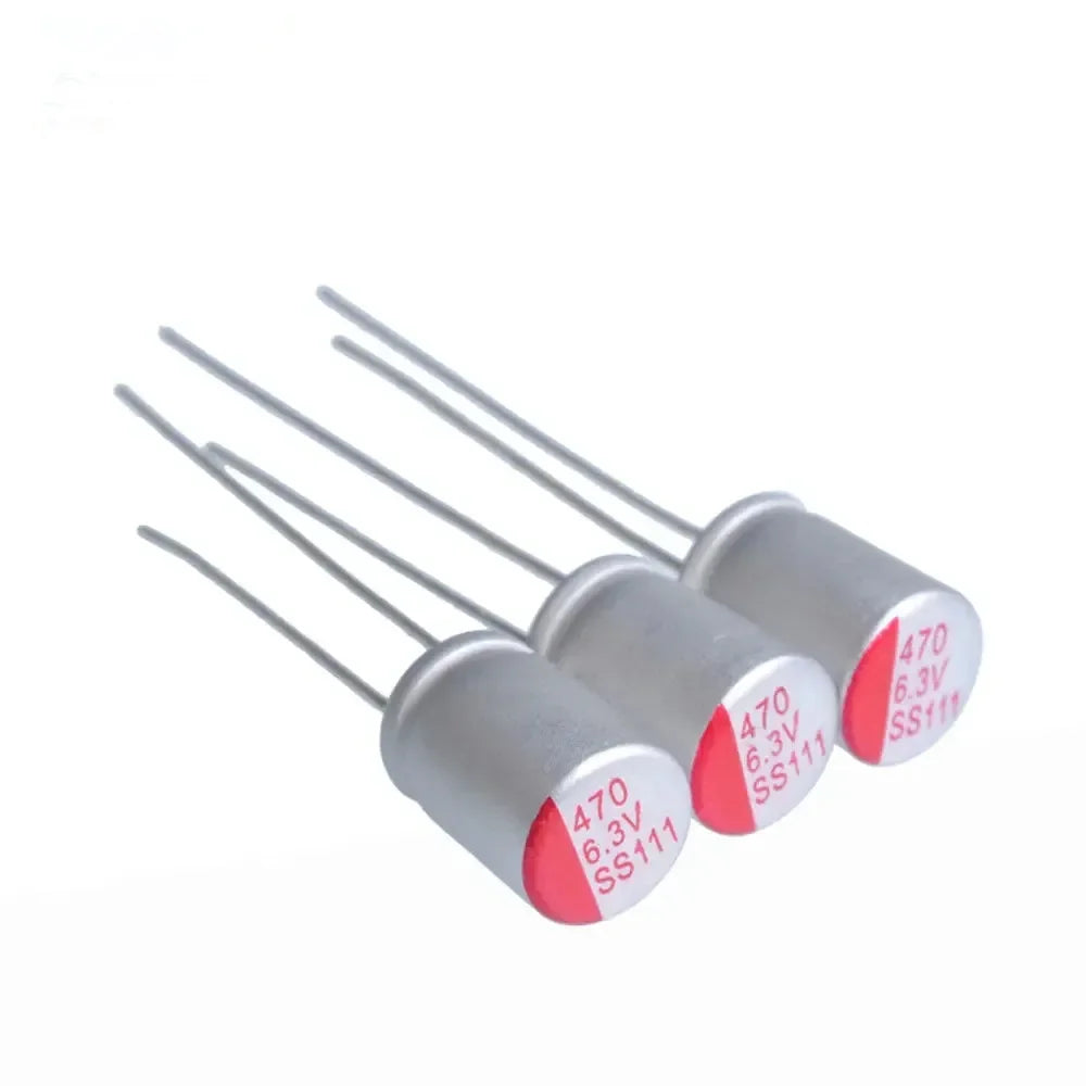 10pcs DIP Solid Electrolytic Capacitor Super Low ESR 6.3V 10V 16V 100UF 150 220 270 330 470 560 680 820 1000UF 1200 1500UF