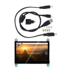 4.3/5inch  USB Touch Control HDMI LCD Display Capacitive Touch Screen Panel 800*480 5 Point Touch IPS Monitor For Raspberry Pi