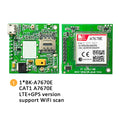 for Europe Africa Korea Southeast Asia A7670E 4G Cat 1 with GSM GPS Module Development Core Board