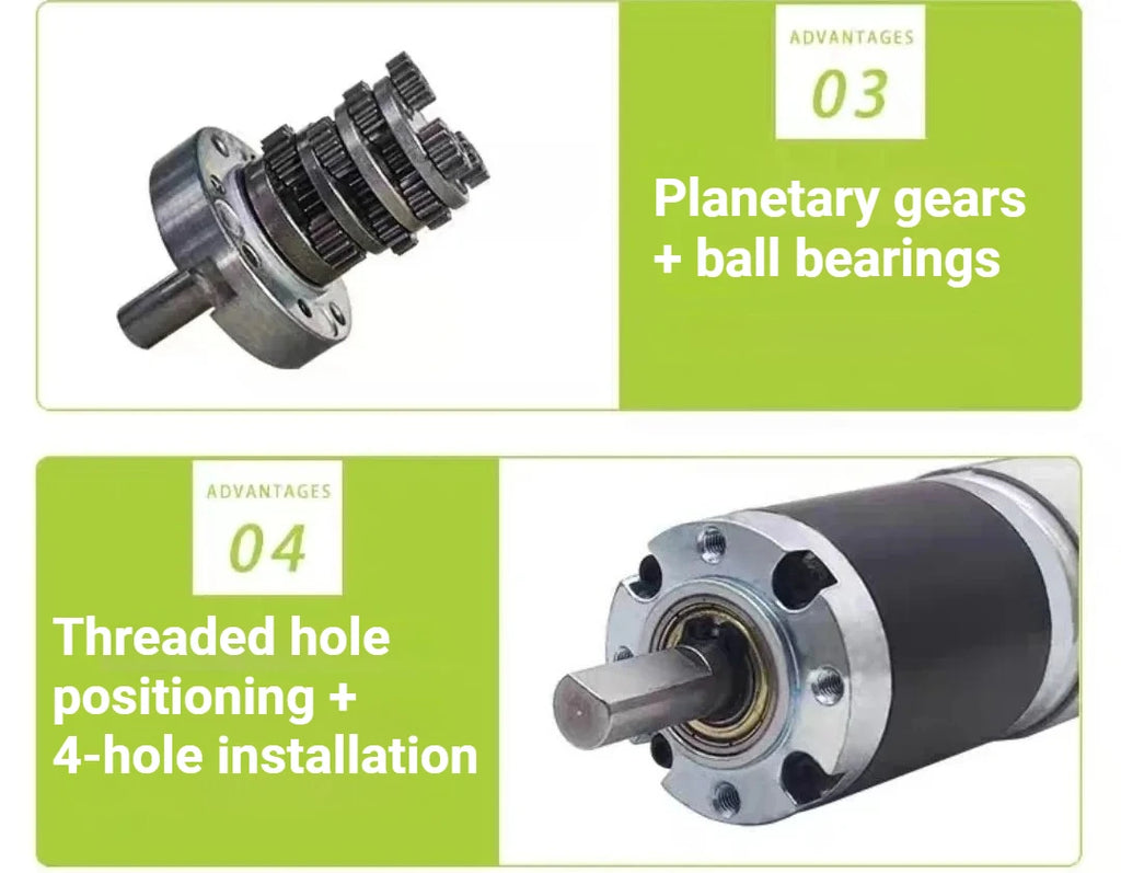 PGM42-775 planetary reduction motor, with EU/US power supply, high power and low noise