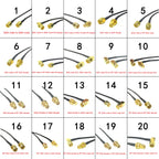 WIFI Antenna Extension Cable SMA Male Plug Female Jack Straight Right Angle Pigtail Adapter RG174 10cm/20cm/30cm/50cm/100cm