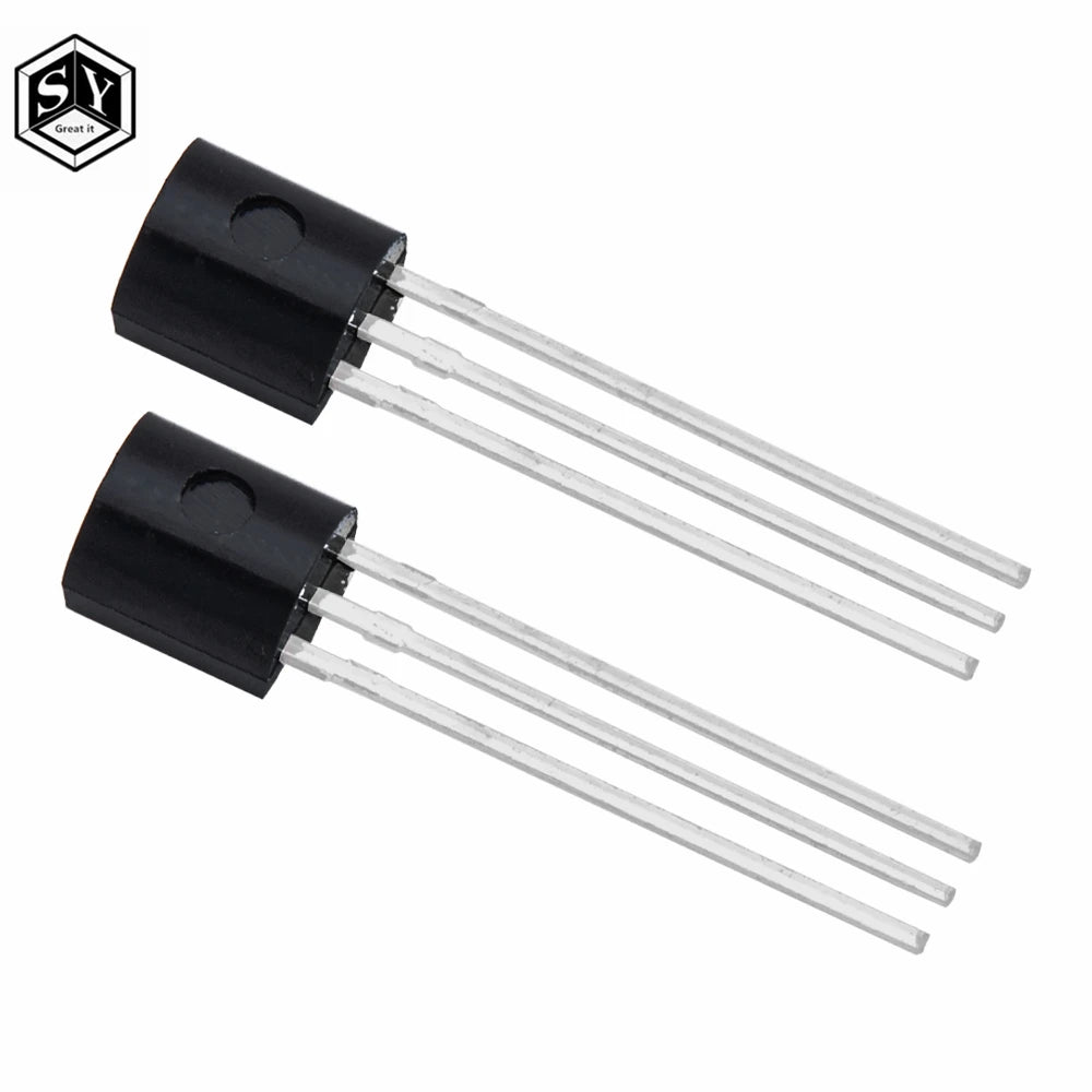 50PCS/LOT Transistors (25×2N5401 + 25×2N5551) – TO-92 Package | NPN/PNP Complementary Pair | DIP Compatible