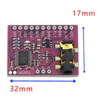 PCM5102 High Fidelity DAC Audio Decoder Board GY-PCM5102 IIS I2S Interface Lossless Digital Sound Module For Raspberry Pi