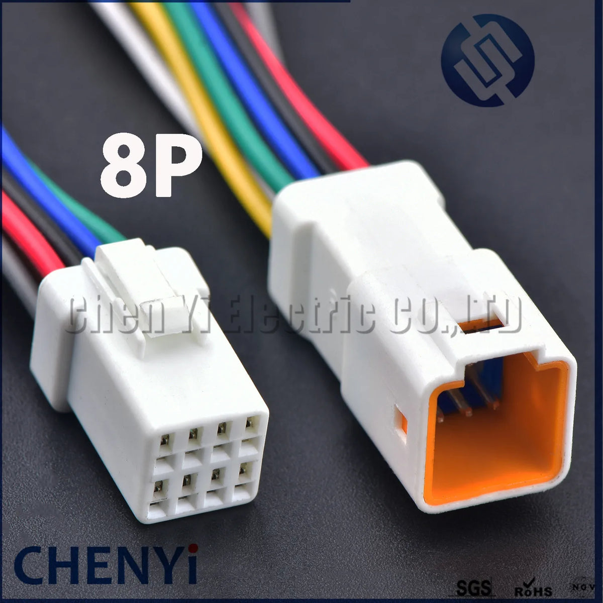 2 3 4 6 8 Pin JWPF-VSLE-S JWPF-VSLE-D Auto Waterproof Electronic Connector Wire Harness Butt Plug JST-02T 02R Black or white