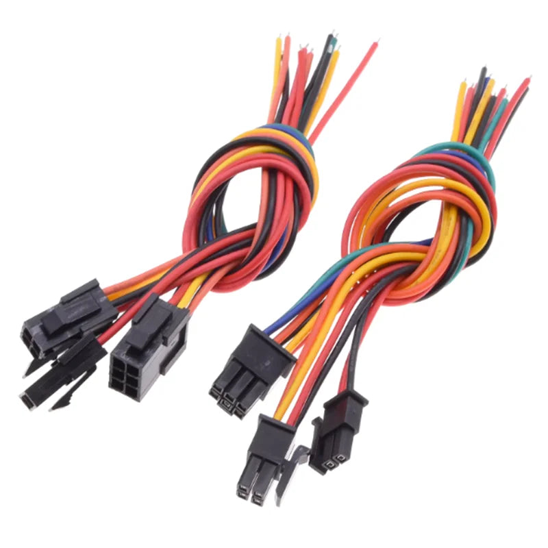 5PCS Molex 3.0MM Cables 20cm 20AWG Small 5557 5559 Male Female Air Docking Electronic Cable, MX3.0 43025 Terminal Line