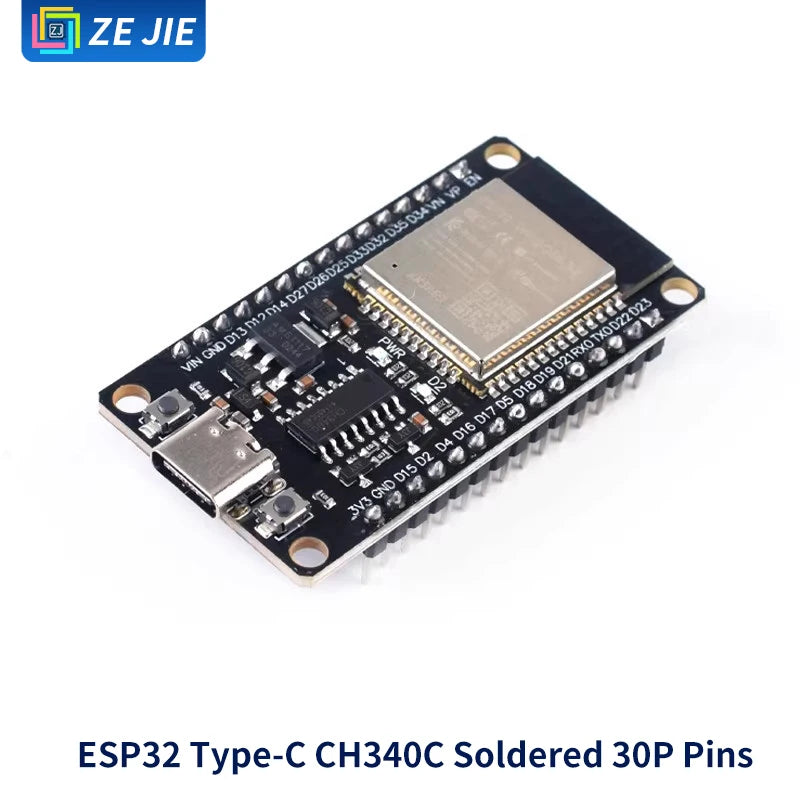 ESP32 Development Board Module, 8266 Wireless WiFi + Bluetooth, Dual-Core CPU, CH340 Chip, ESP32 Programming Socket