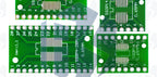 10PCS PCB Board Kit SMD Turn To DIP Adapter Converter Plate SOP MSOP SSOP TSSOP SOT23 8 10 14 16 20 28 SMT To DIP
