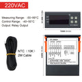 STC-8080A+ Digital Temperature Controller Thermostat Switch for Freezer Refrigerator Cold Storage Cooling Defrost Display