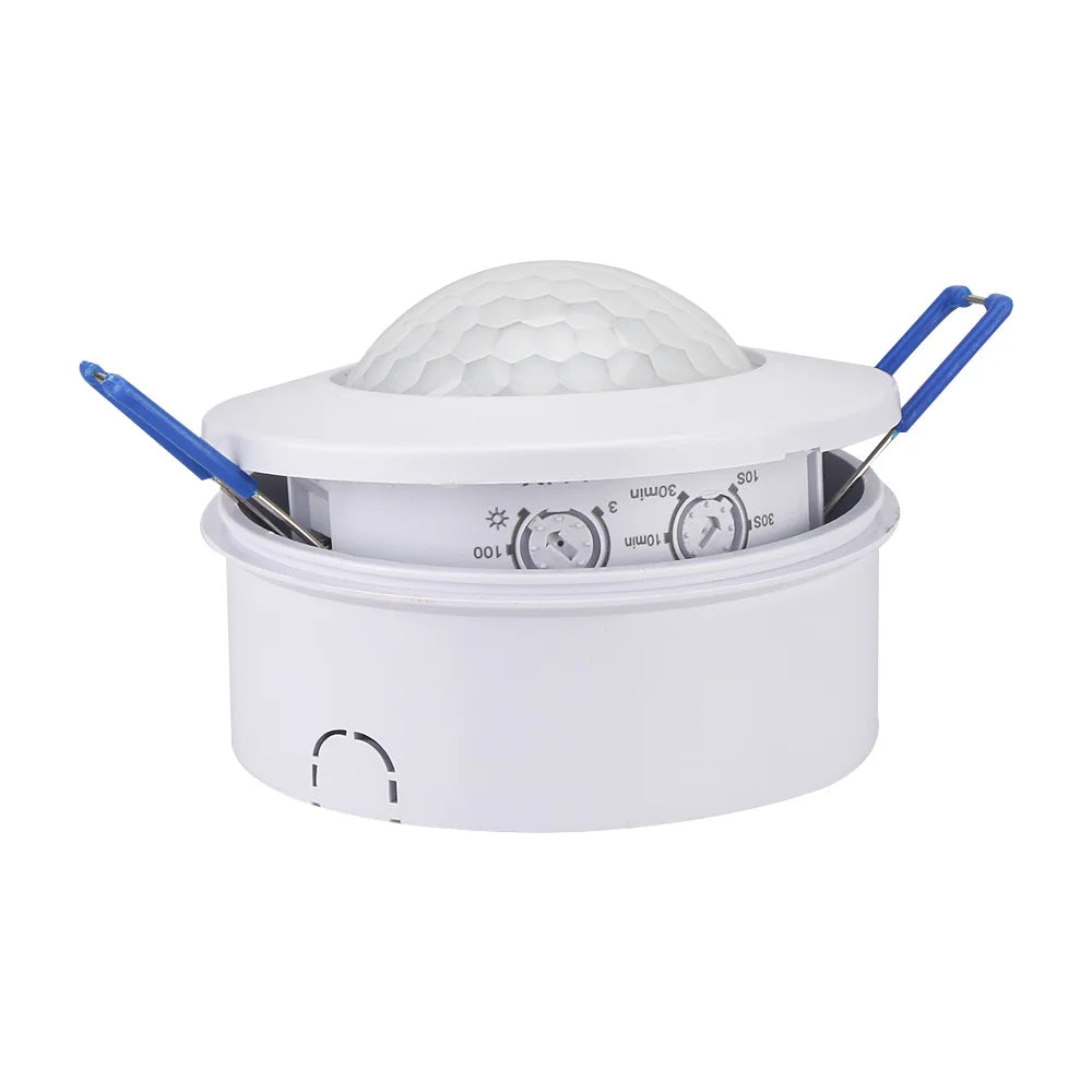 AC 220V-240V Human Body Infrared Sensor Switch 500-1200W LED Detector Smart Switches 3-200lux Adjustable Projection Light Sensor