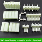 5/10/30/50/100Pcs NV5.0mm Pitch 5.0mm 2P 3P 4P 5P 6P Connector With Housing Straight Neddle Terminal Socket Replaces JST Plug