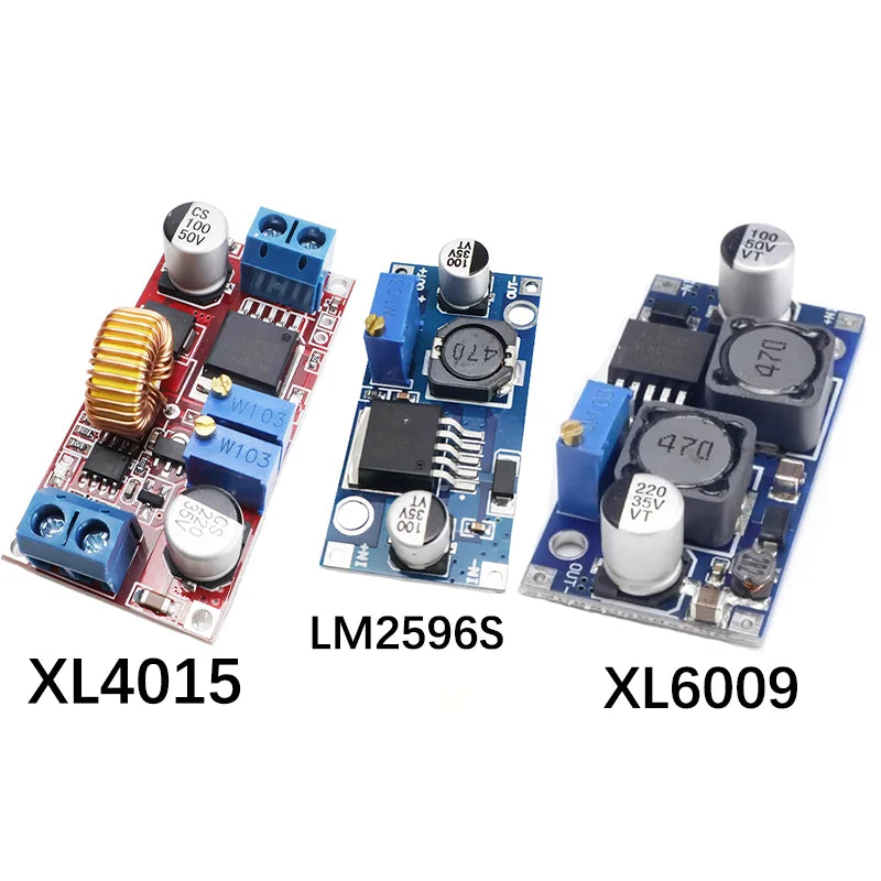 DC-DC XL4015 Step Down Converter 5A / XL6009 Boost/buck Power Module Adjustable 4A Current / LM2596S Step Down Converter