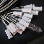 20pcs G4 DC Halogen LED Ceramic Light Socket G4 LED Lamp Base Holder with 10cm 20cm 50cm 150cm High Temperature Resistant Wire