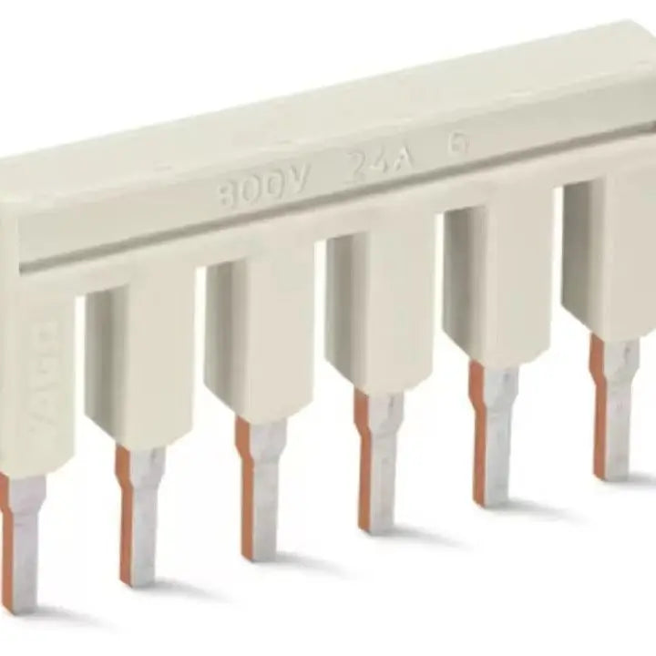 Original WAGO 2002‑402~410 Shorting Bar Insulated Comb Jumper 2‑10 Way Cross‑connector for WAGO TOPJOB‑S DIN Rail Terminal Block