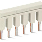 Original WAGO 2002‑402~410 Shorting Bar Insulated Comb Jumper 2‑10 Way Cross‑connector for WAGO TOPJOB‑S DIN Rail Terminal Block