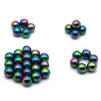 13mm Colorful Round Ferrite Fridge Magnets Therapy Magnetic Bracelet Bead Palm Stone Stress Relief Magnetic Fun DIY Ball Jewelry