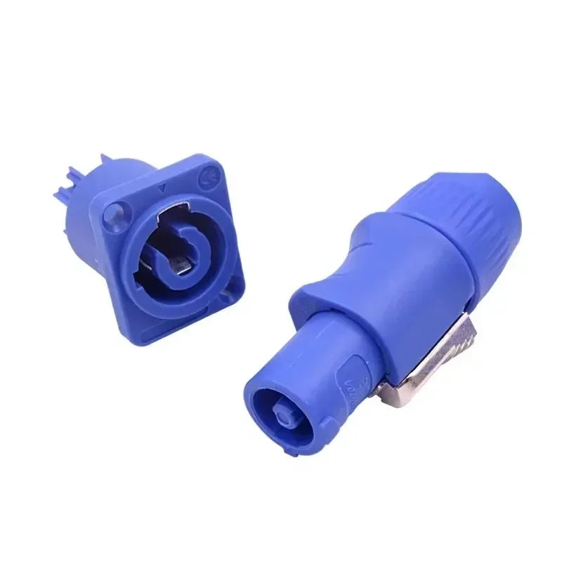 5pcs Powercon Connector 3 Pin Power Plug Adapter Lockable Cable Connector Chassis Socket NAC3FCB 3pin Male Plug Adapter