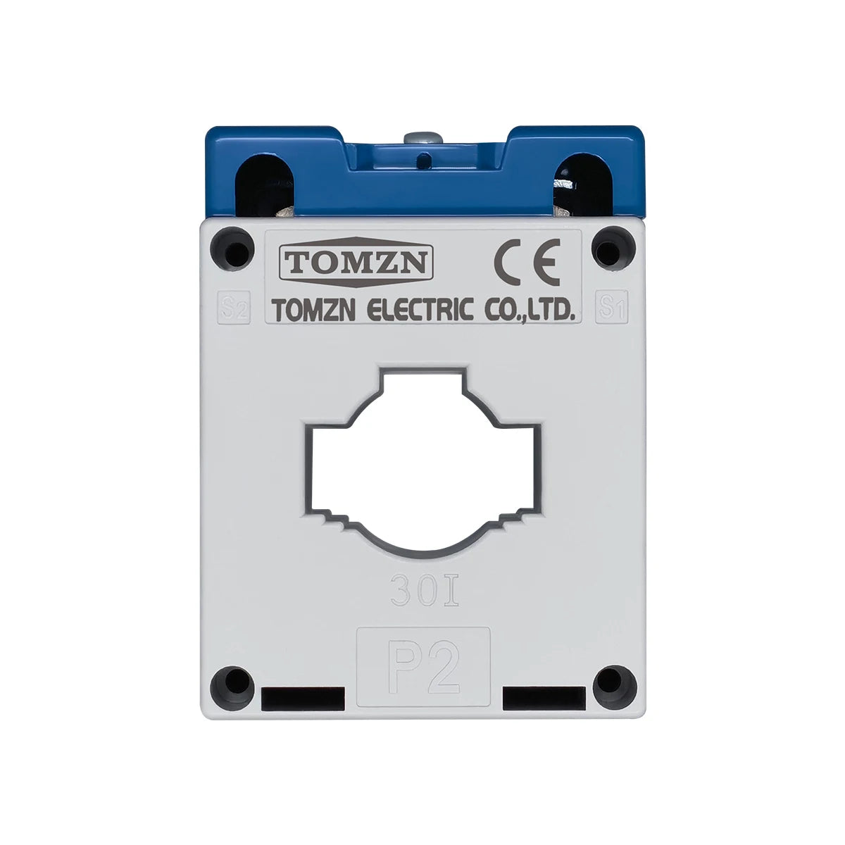 TOMZN Current Transformer High-current CT 660V Primary 2000A 1500V 1000V 200A Secondary 5A Base Plate Busbar Fixed ABS Sealed