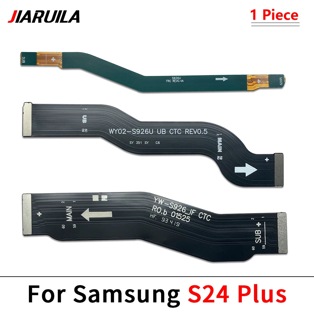 50Pcs，NEW Main FPC LCD Display Connect Wi-Fi Signal Antenna USB Mainboard Flex Cable Ribbon For Samsung S24 S24 Plus S24 Ultra