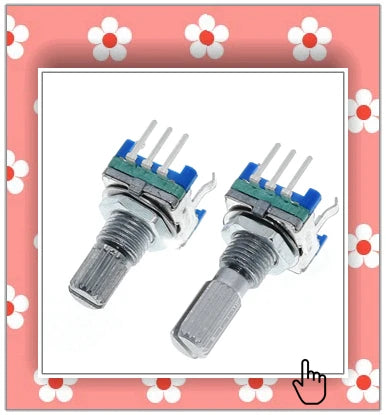 TZT Rotary Encoder Module for Arduino Brick Sensor Development Round Audio Rotating Potentiometer Knob Cap EC11