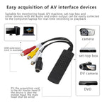 B03B-USB 2.0 VHS To DVD Converter Record Capture Card Convert Analog Video To Digital Format Audio Video DVD VHS PC Adapter
