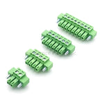 1/5/10 Pairs Weld-free Butt Connection 15EDGRKM-3.81mm Male Female Plug-in Terminal Block 2edg 2P/3P/4P-16P Pluggable Terminal